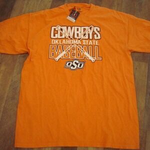 OKLAHOMA STATE COWBOYS BASEBALL SHIRT VINTAGE 2012